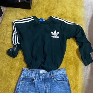 Forest Green Adidas Pull Over
